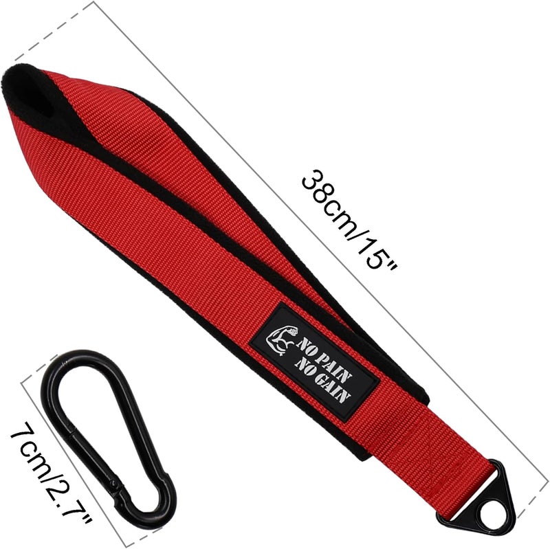 Lights Mountain Arm Wrestling Training Strap Belt Hand Grip Arm Finger Forearm Exerciser Strengthener for Cable Machine and Free Weight - Image 2